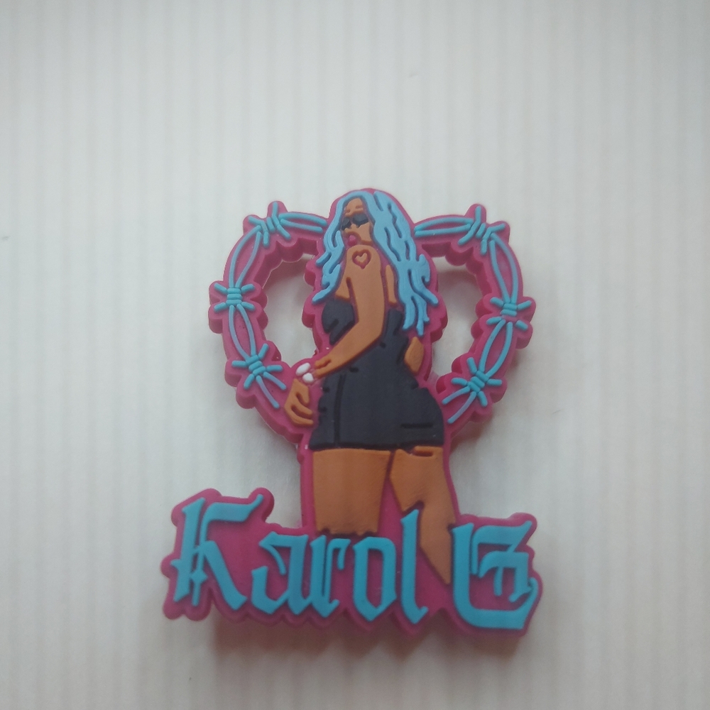 Karol G Heart Crocs  Charm.